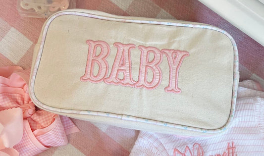 Baby - Large Canvas Bag - Pink