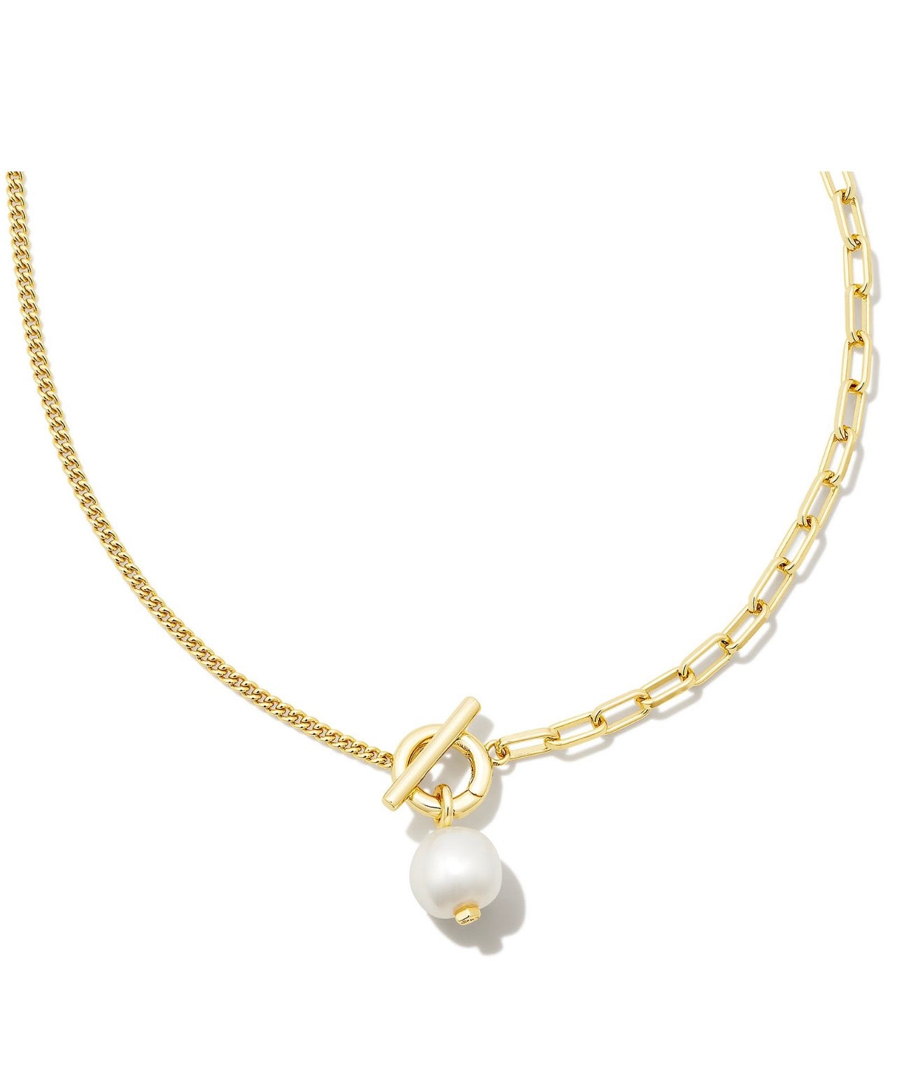 Kendra Scott Leighton Pearl Chain Necklace
