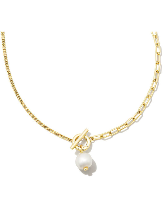Kendra Scott Leighton Pearl Chain Necklace