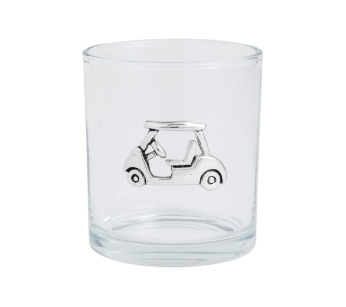 Mud Pie Golf Cart Icon DOF Glass