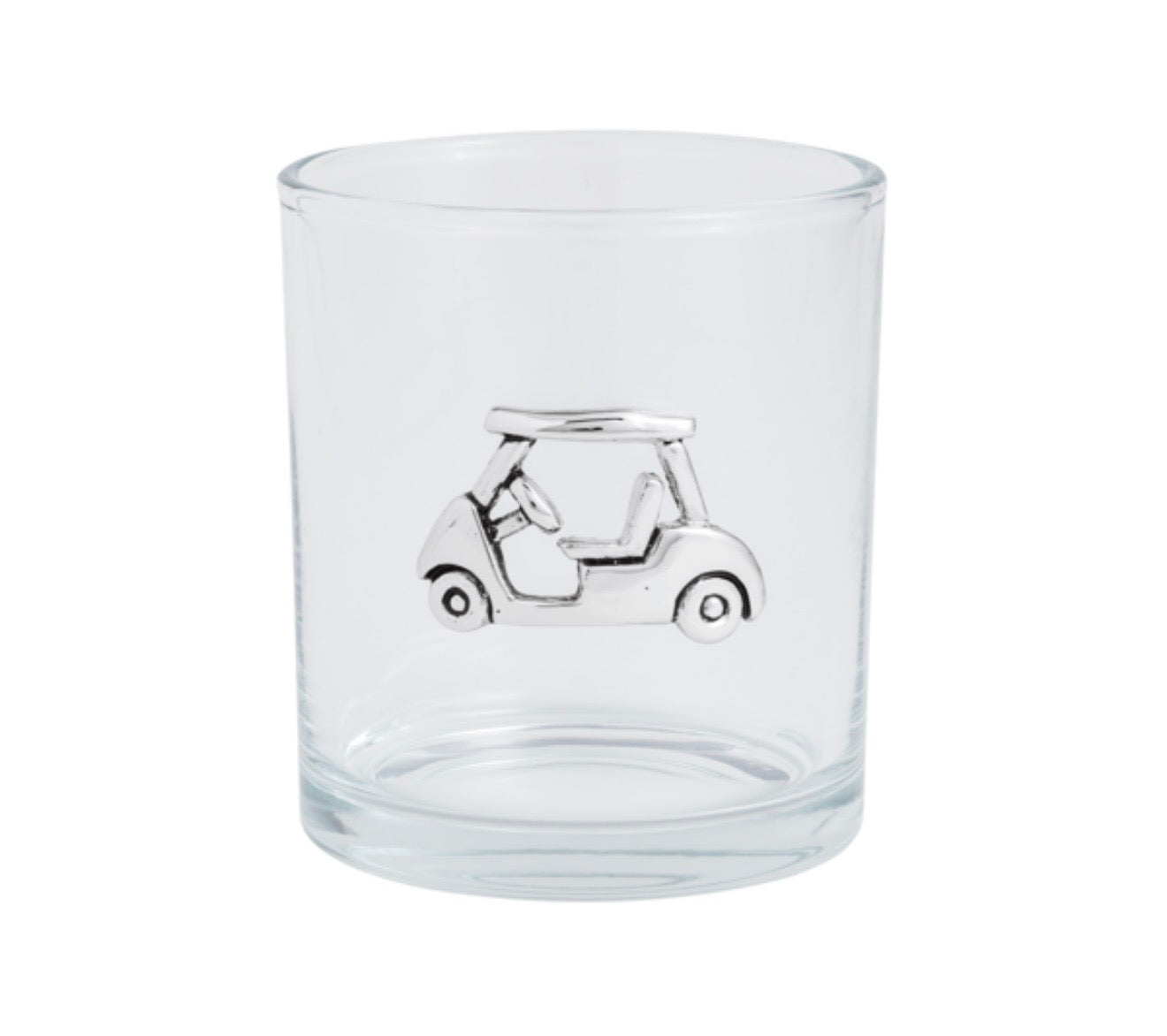 Mud Pie Golf Cart Icon DOF Glass