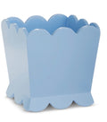 RAZ Scalloped Blue Planter - Large