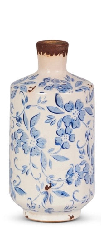 RAZ 8” Blue & White Vase