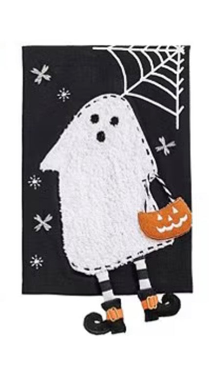 Mud Pie Ghost Dangle Towel