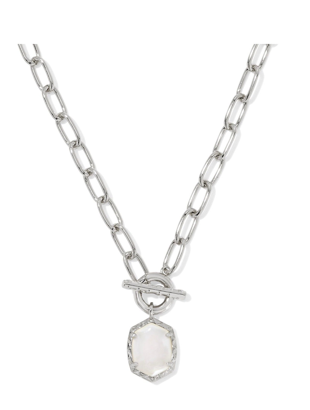 Kendra Scott Daphne Link and Chain Necklace: Silver