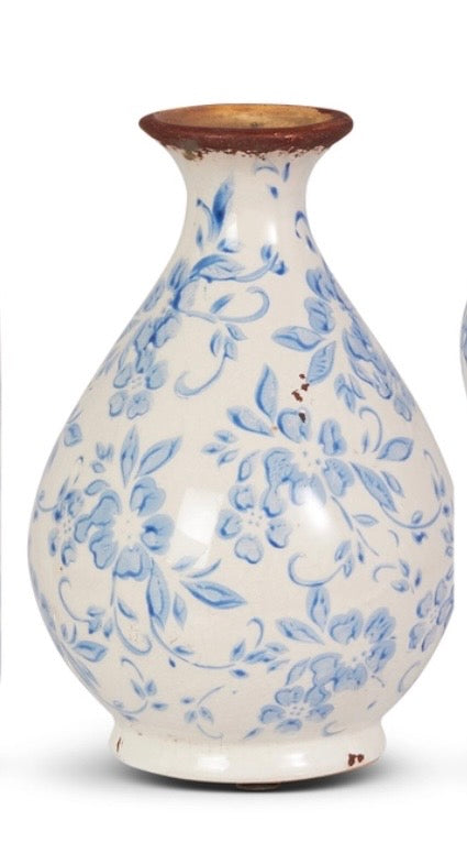 RAZ 8” Blue & White Vase