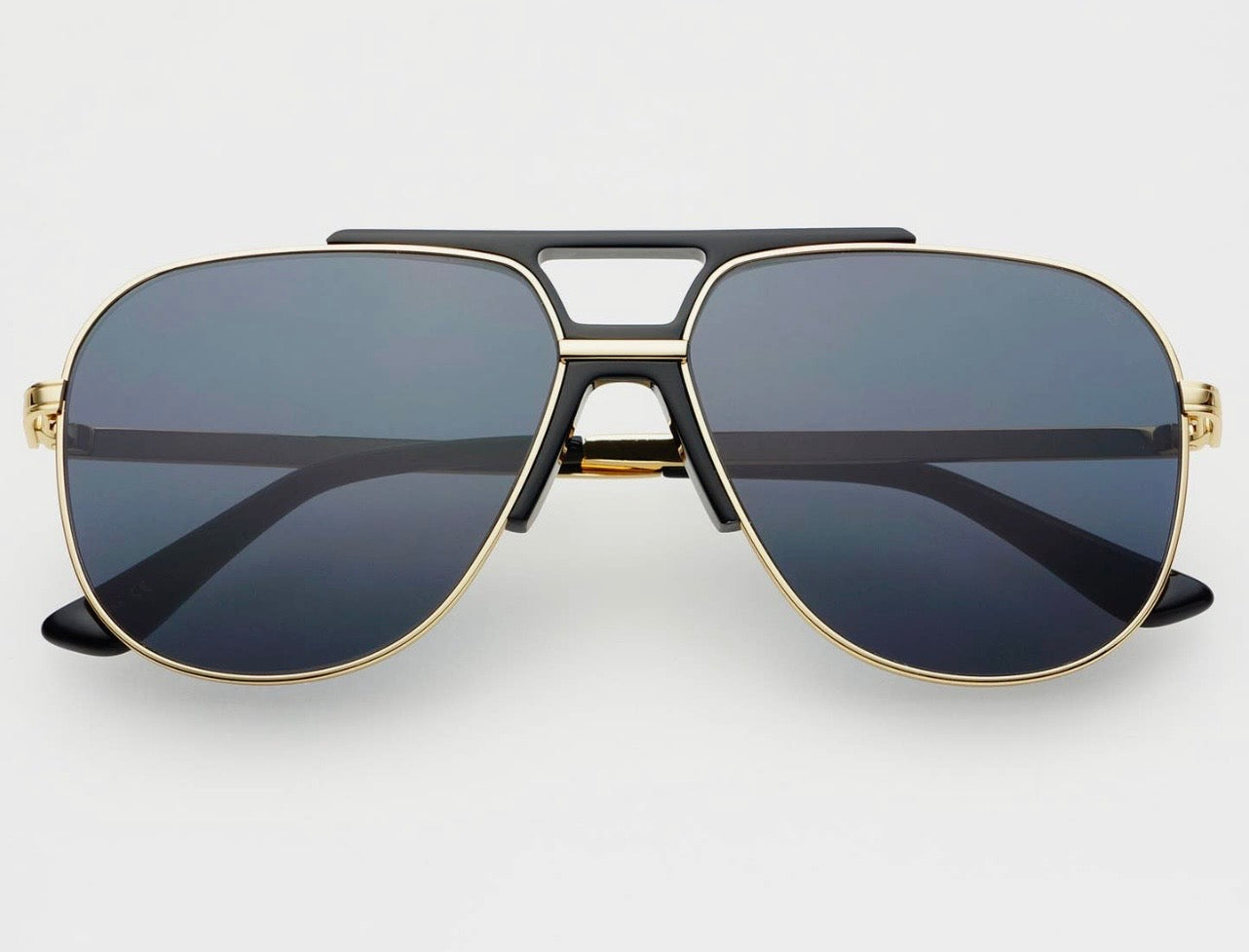 Freyers Logan Acetate Aviator Unisex sunglasses - Black/Gray