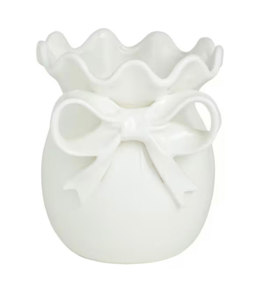 Mud Pie Large Bow Vase