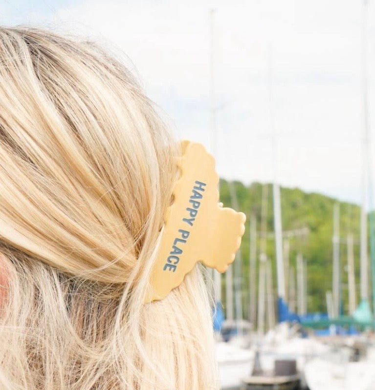 Hair Clip - Happy Place