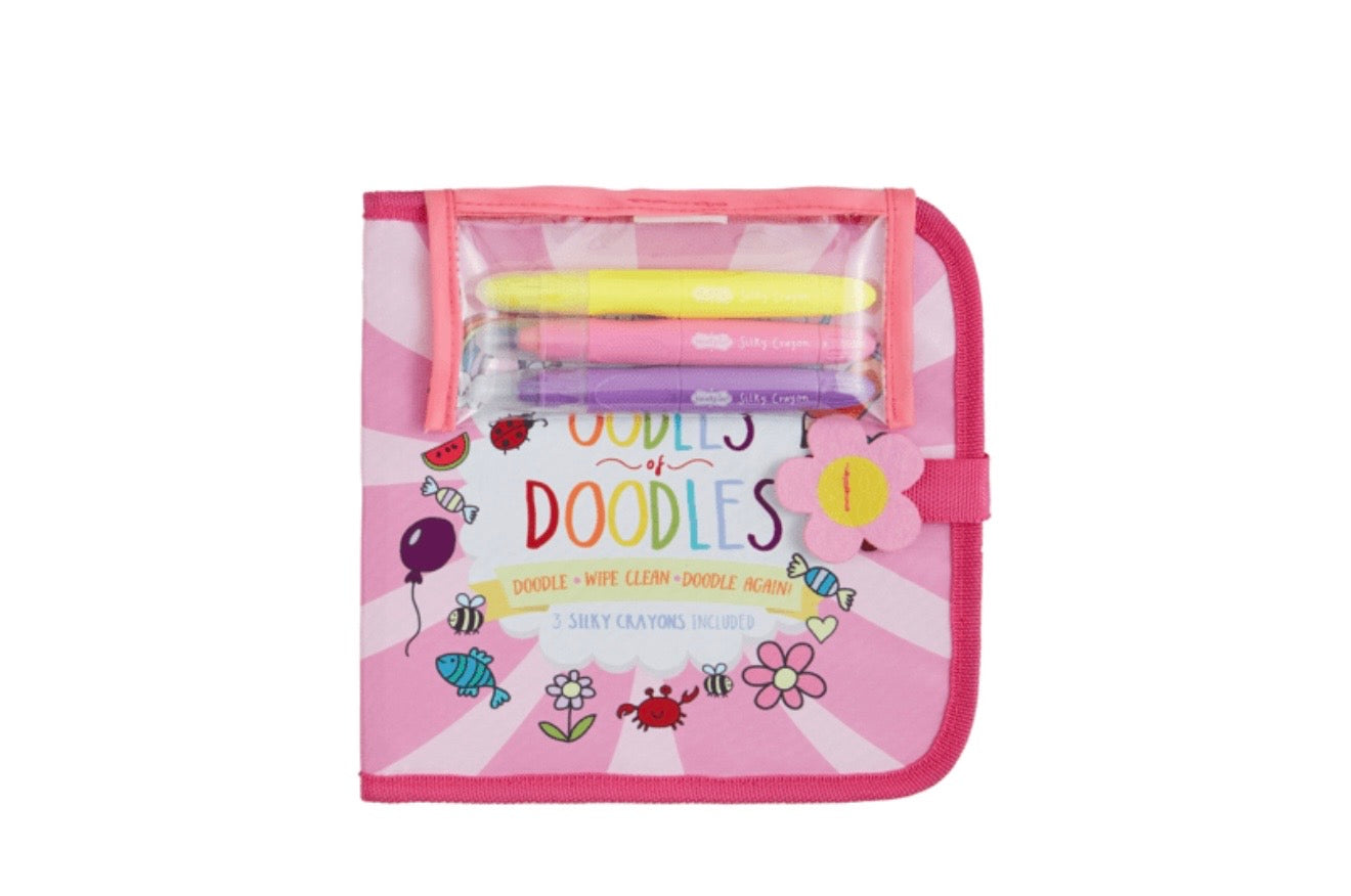 Mud Pie Pink Erasable Doodle Book