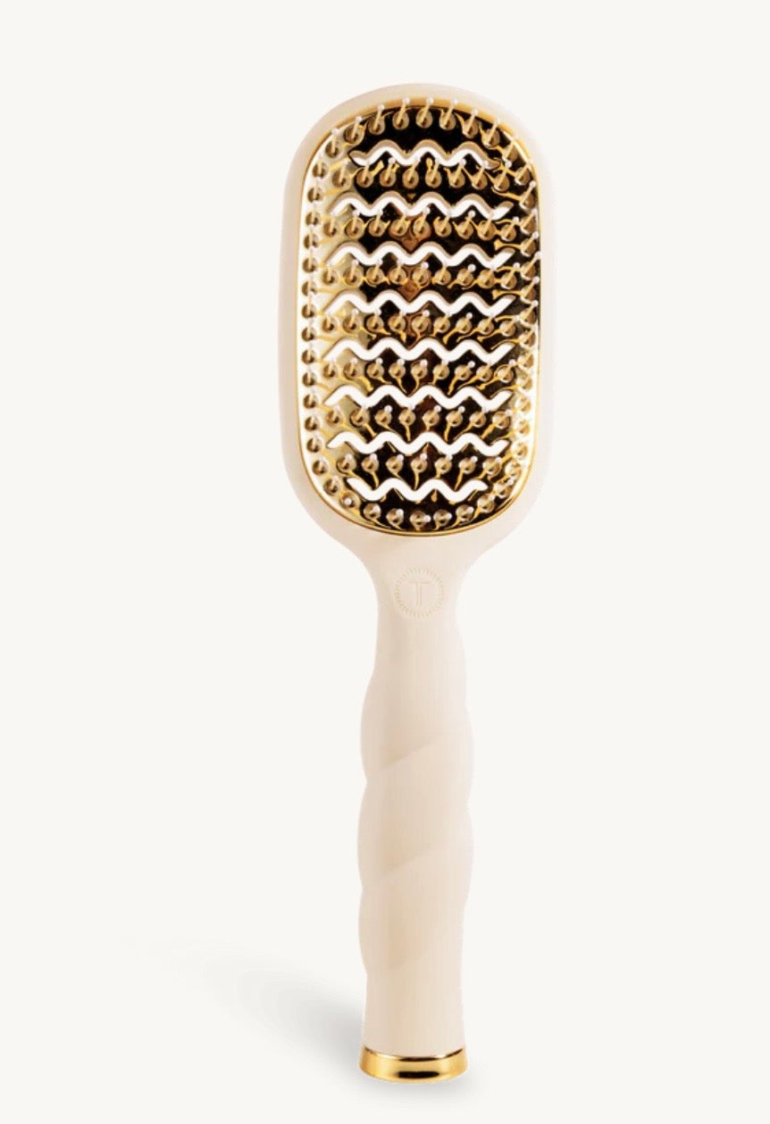 Teleties Vented Hair Brush Tan