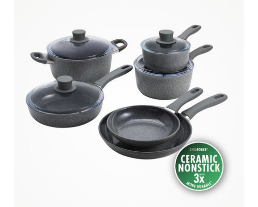 ZWILLING Parma Plus Ceramic Pot & Pans Set, 10pcs