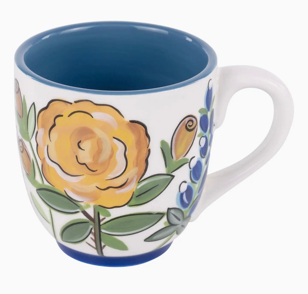 Glory Haus Texas Flag & Flower Mug