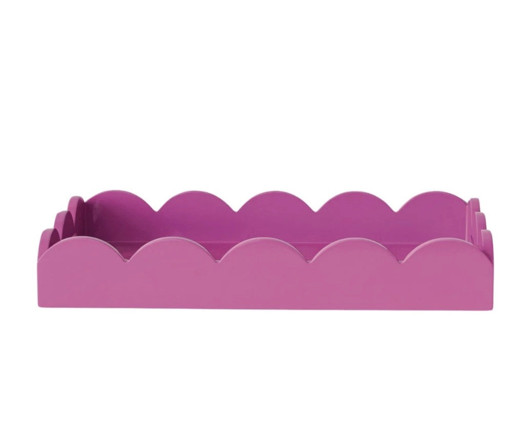 Rectangular Tray, Fuchsia Color