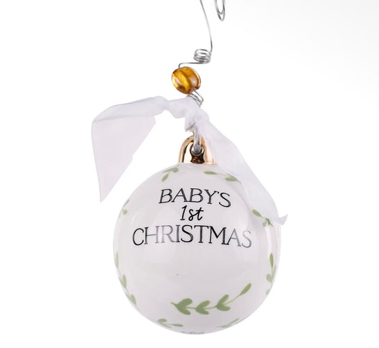 Glory Haus Carriage 1st Christmas Ornament