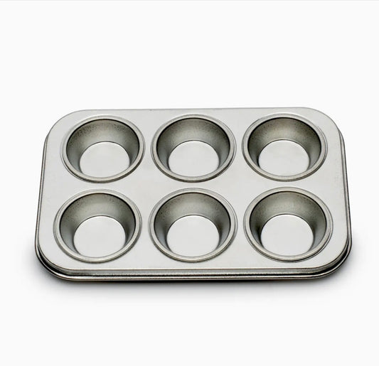 Fox Run Micro Muffin Pan 6 Cups 4”x6”x0.5”