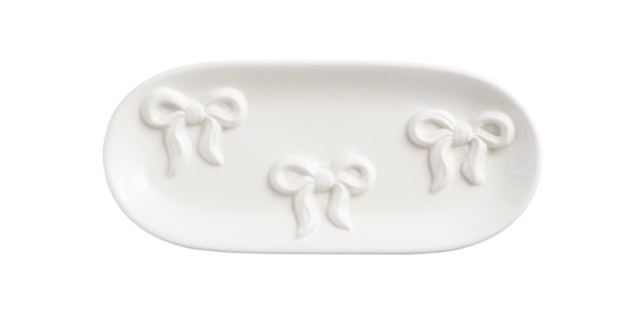 Mud Pie 3 Bows Everything Tray
