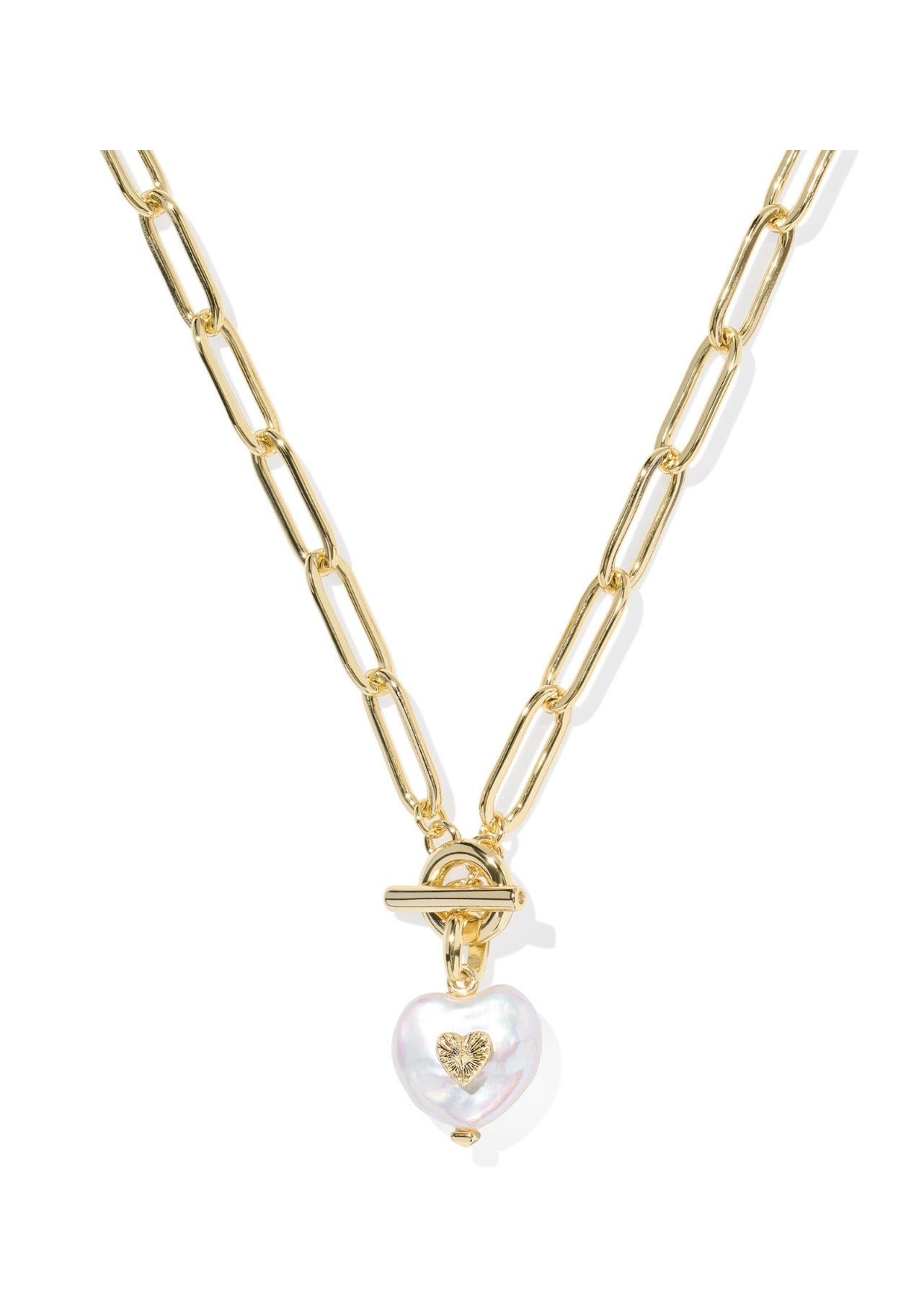 Kendra Scott Sasha Heart Short Pendant Necklace: Gold