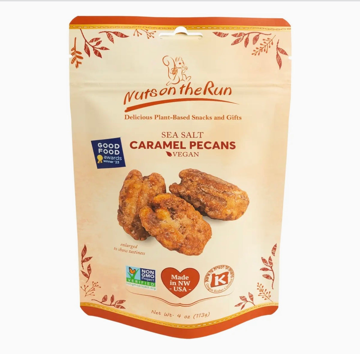Nuts on the Run Sea Salt Caramel Pecans