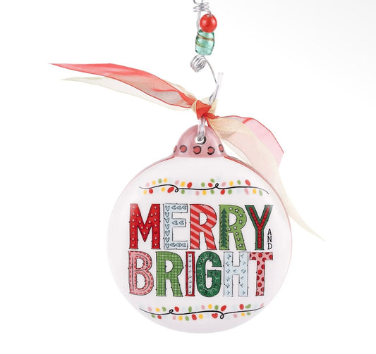 Glory Haus Colorful Merry & Bright Puff Ornament