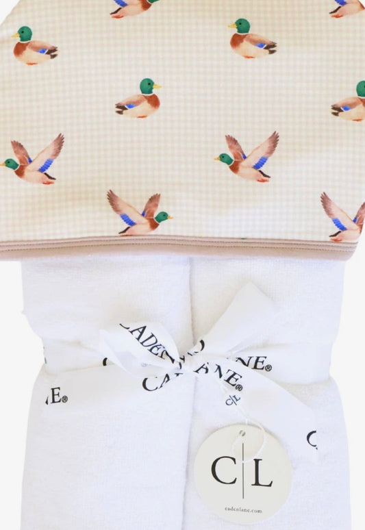 Caden Lane Baby Bamboo Hooded Towel - Little Mallard
