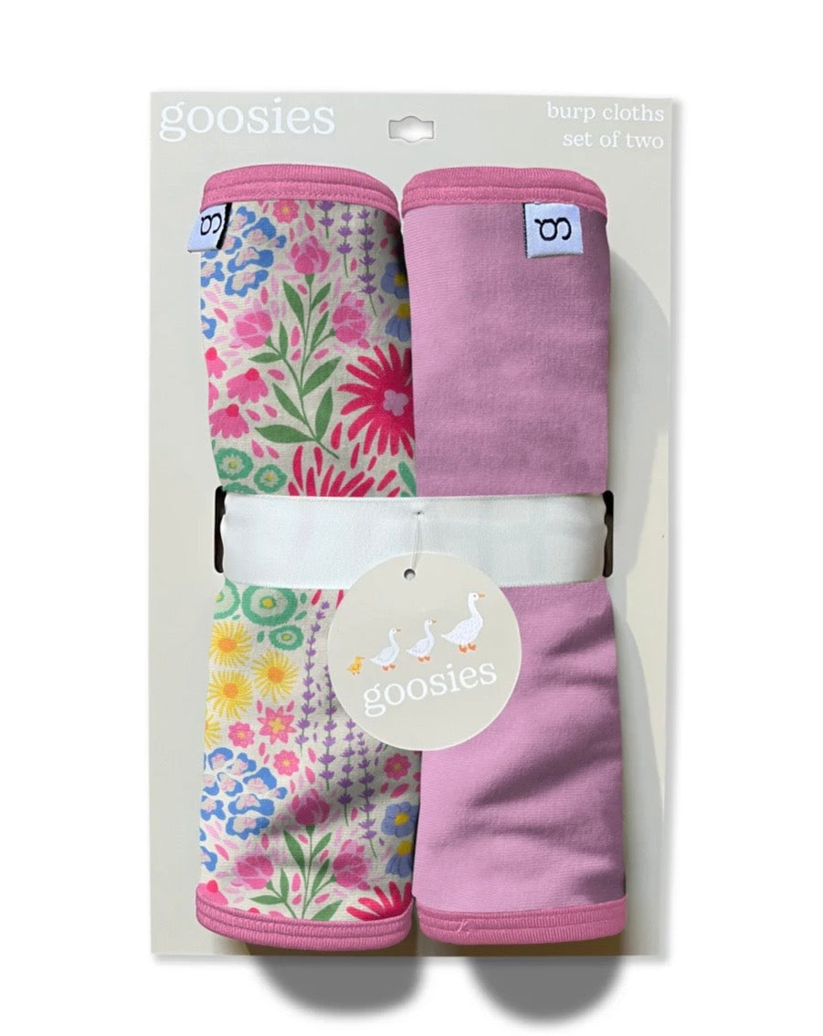 Goosies Burp Cloth Set - Flower Fields