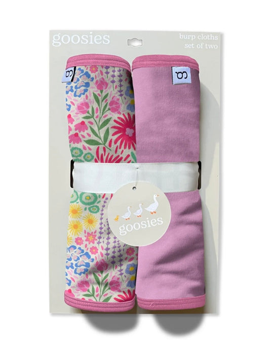 Goosies Burp Cloth Set - Flower Fields