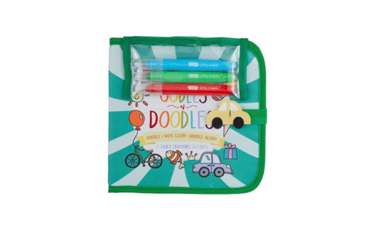 Mud Pie Green Erasable Doodle Book