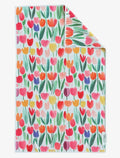 Crae Home Tulip Time: Double Sided Hand Towel 17x27
