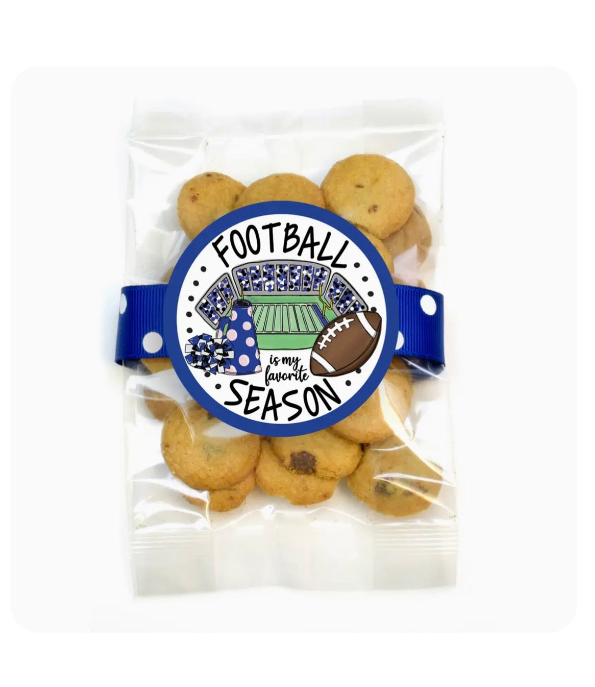 Oh Sugar Football Royal Blue 1.5oz