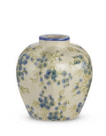 Raz Blue Floral Vase