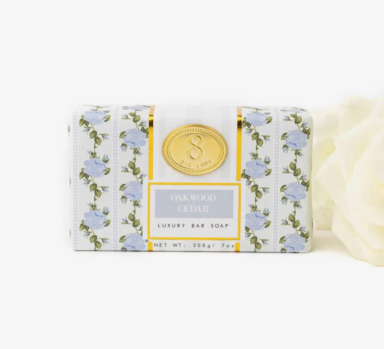 Oakwood Cedar Wrapped Bar Soap