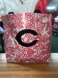Red Paradise W C Oilcloth Bag