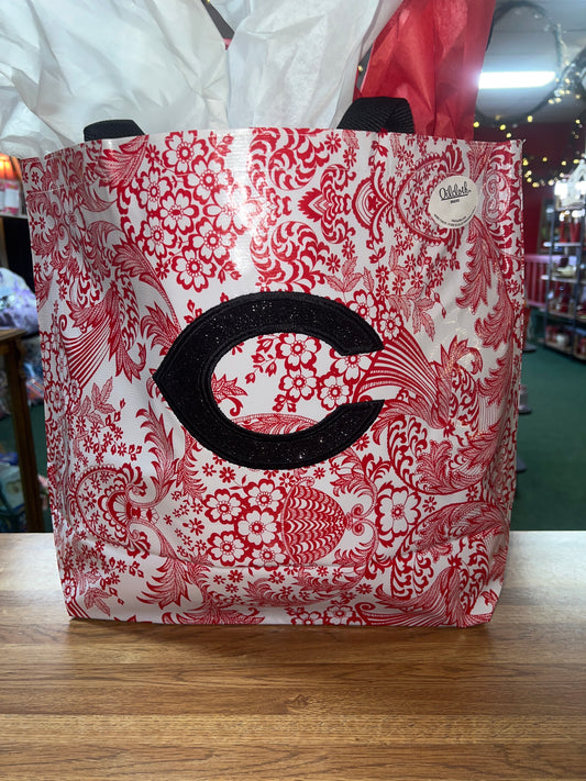 Red Paradise W C Oilcloth Bag