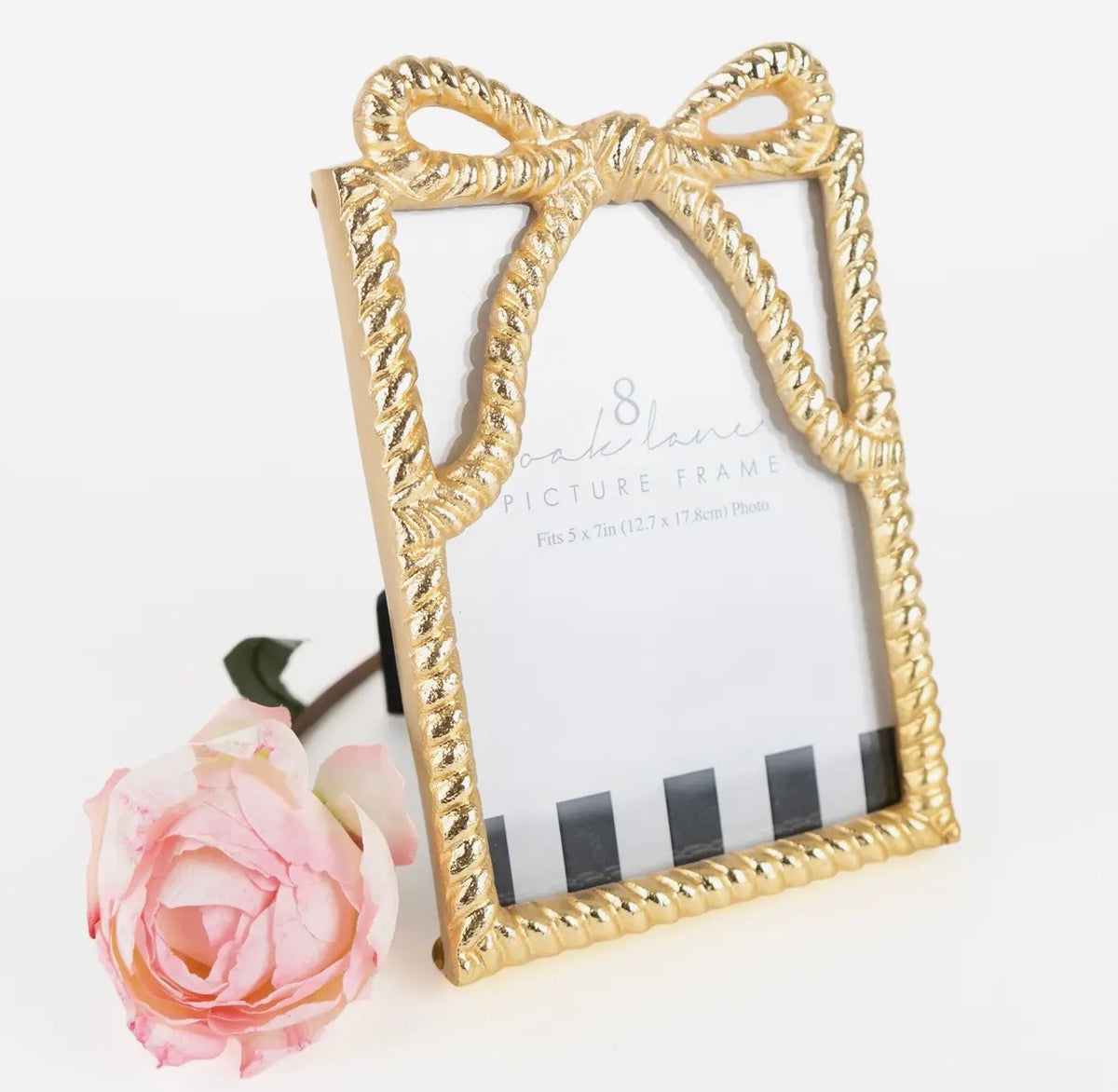 Gold Bow 5x7 Picture Frame
