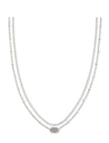 Kendra Scott Emilie Multi Strand Necklace: Silver