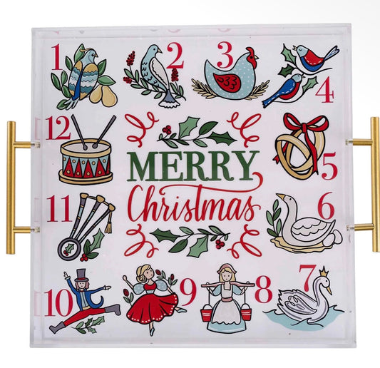 Glory Haus 12 Days of Christmas Acrylic Tray