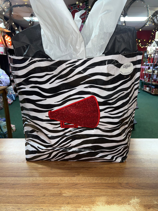 Zebra W Megaphone Oilcloth Bag