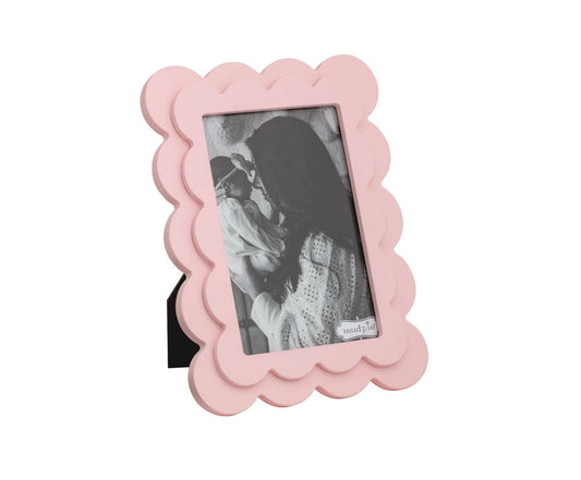Mud Pie Pink Layered Wood Frame