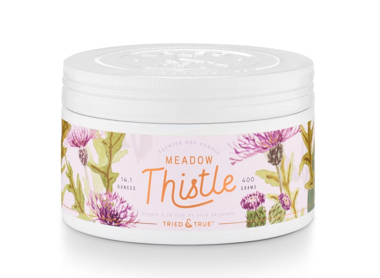 Tried & True Meadow Thistle Large Tin