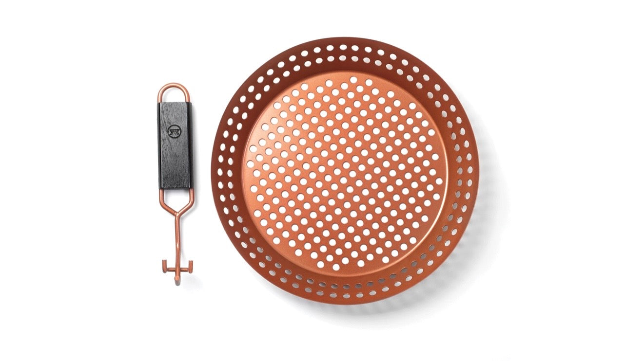 Fox Run Outset Grill Skillet With Removable Handle Copper 12”