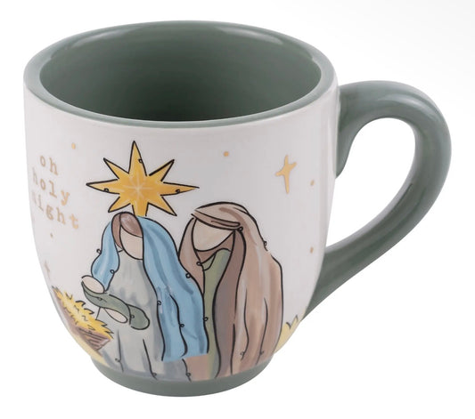 Glory Haus Neutral Oh Holy Night Animals Mug