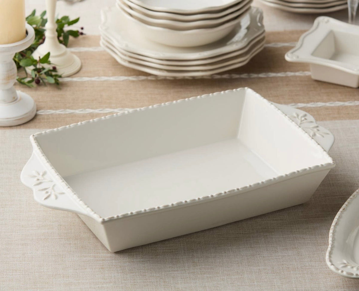 Certified Heritage Rectangular Baker - 16” Rustic Oven-to-Table