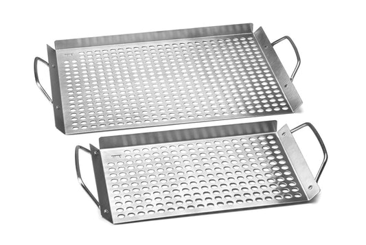 Fox Run Outset Stainless Steel Grill Grid Set of 2 11”x7”