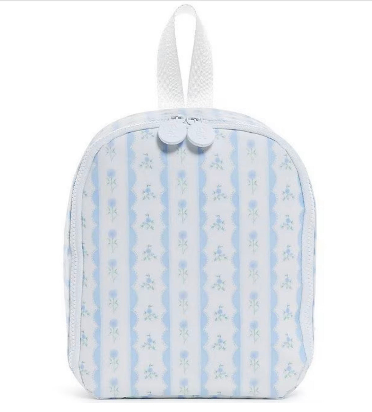 TRVL Design Lunch Bag Ribbon Floral Blue