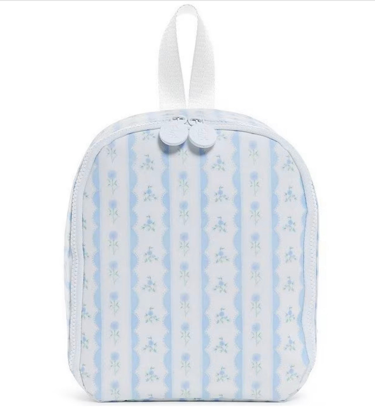 TRVL Design Lunch Bag Ribbon Floral Blue