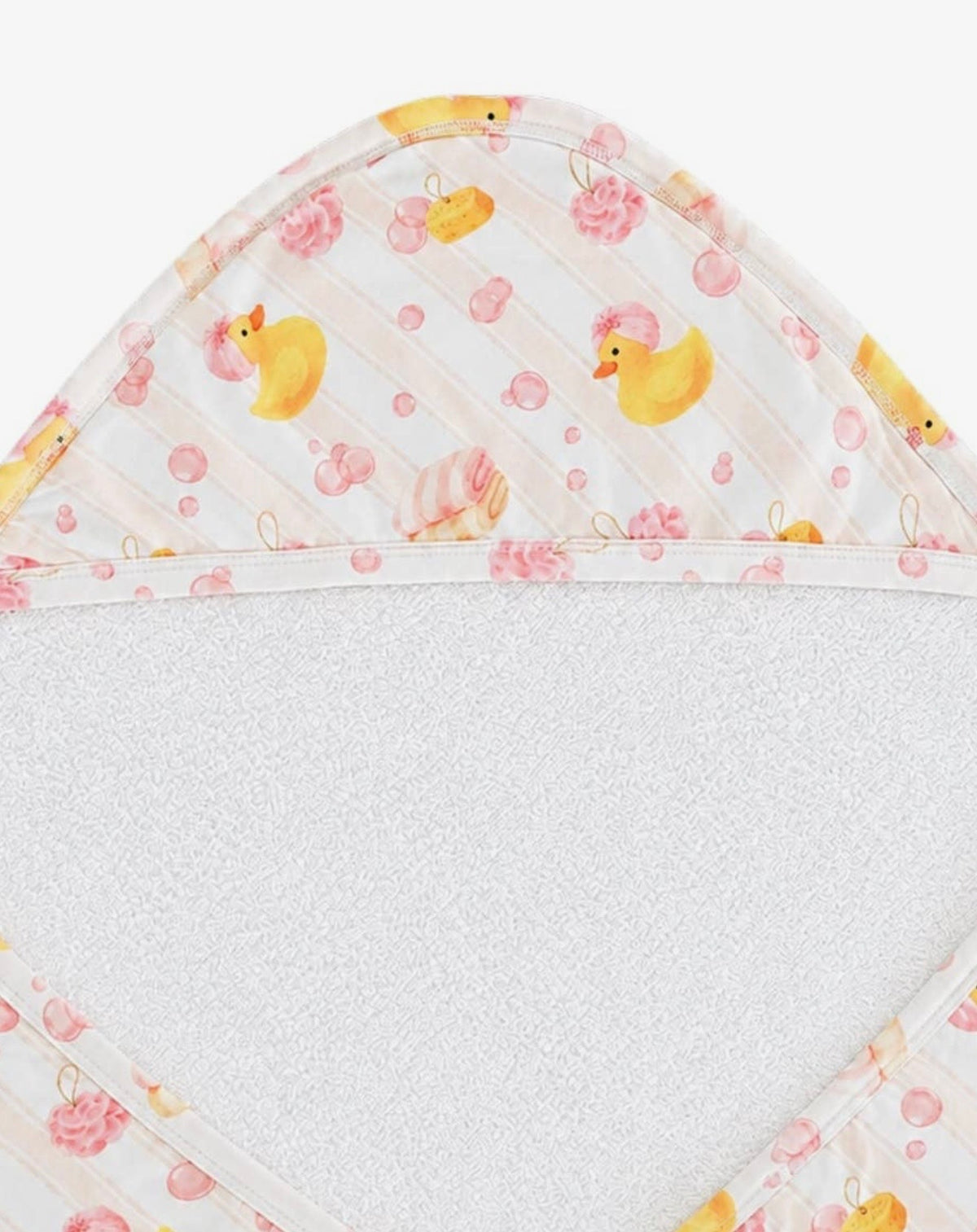 Caden Lane Baby Bamboo Hooded Towel - Bubble Duckies