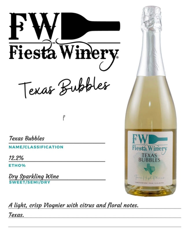 Fiesta Winery - Texas Bubbles