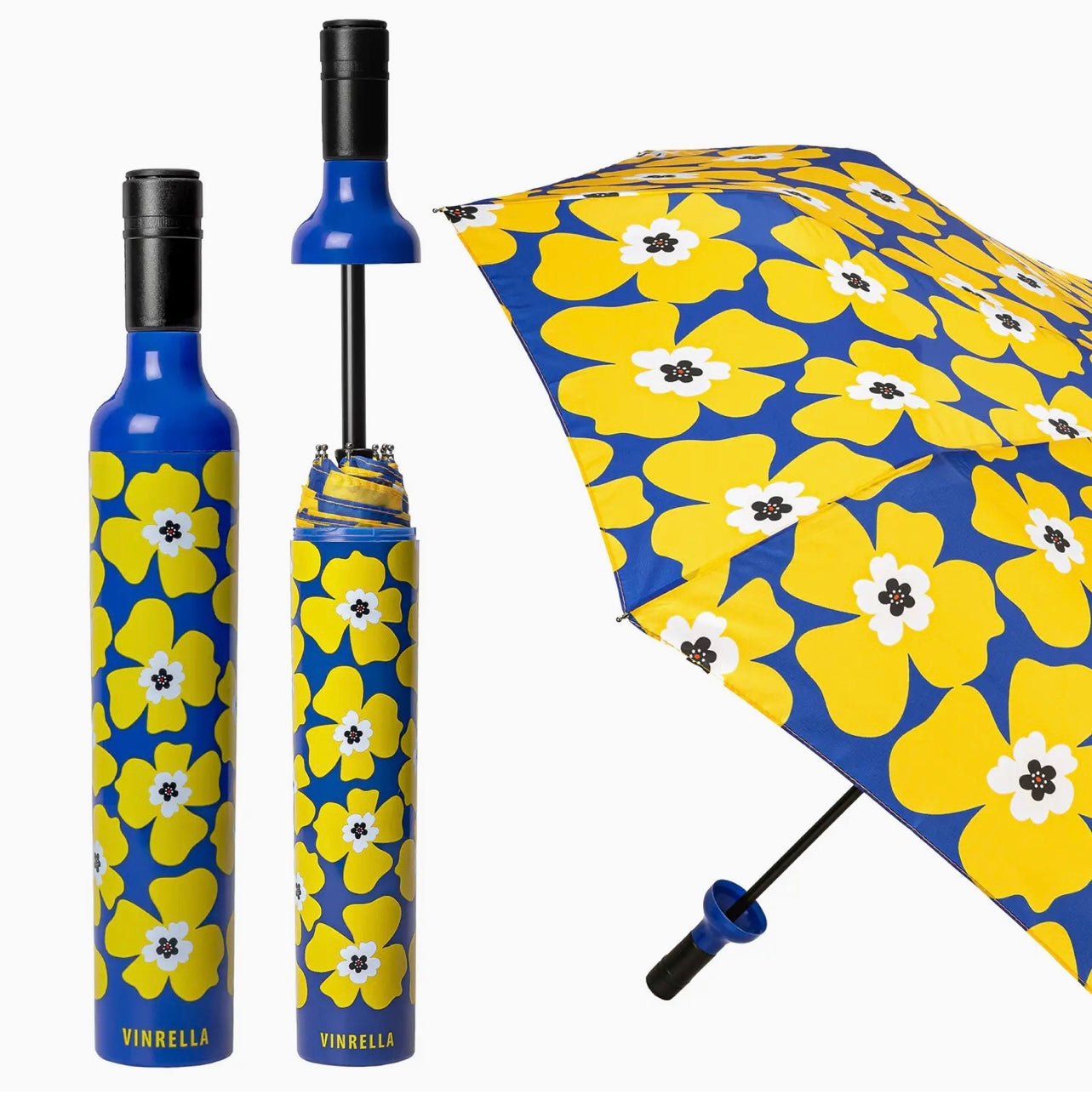 Vinrella Nikki on Blue Bottle Umbrella