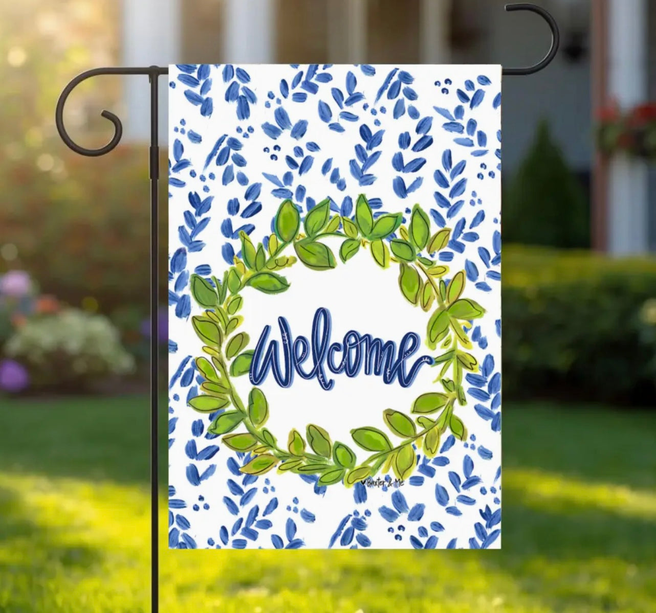 Willow & Green Welcome Garden Flag